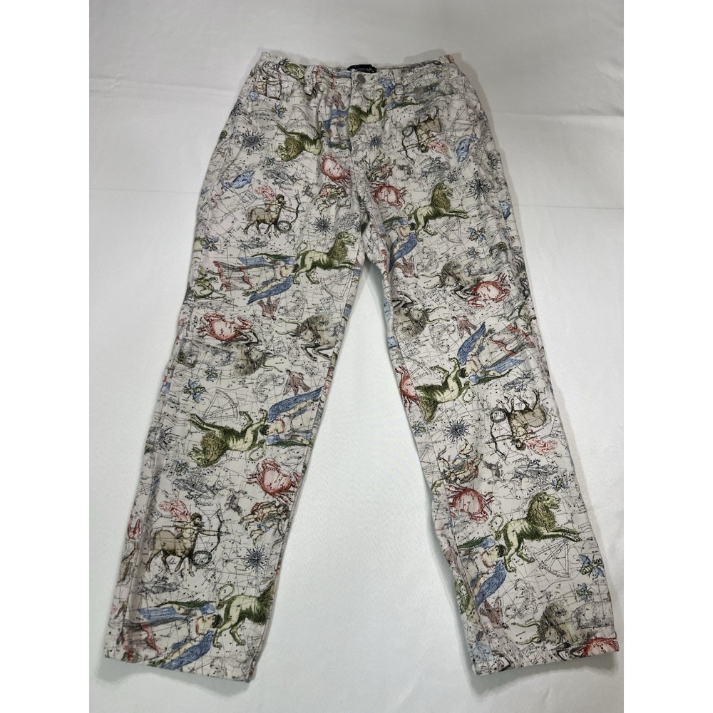 Horoscopez Dolls Kill Jeans Size M Astrology Print Zodiac Constellation Stars
